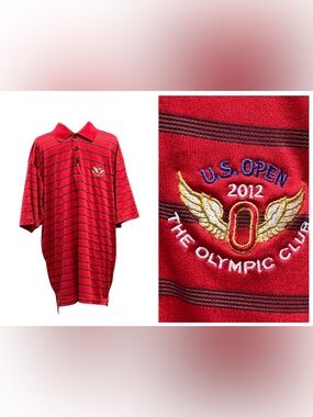 US Open Golf Polo Shirt Adidas 2012 Olympic Club